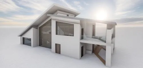 snow roof,winter house,snow house,inverted cottage,cubic house,snowhotel,3d rendering,cube house,small house,modern house,snow shelter,frame house,housetop,two story house,dunes house,3d render,build 