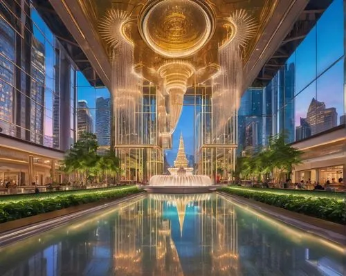 dubai fountain,rockefeller plaza,gct,titanum,city fountain,borgata,1 wtc,klcc,largest hotel in dubai,vdara,rockefeller center,radio city music hall,esteqlal,the dubai mall entrance,macau,abdali,dubai,dubia,wintergarden,rotana,Illustration,Japanese style,Japanese Style 19