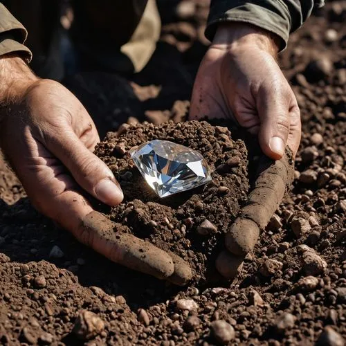 alrosa,silver pieces,archaeological dig,arrowheads,moissanite,diamond ring,Photography,General,Realistic