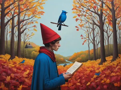 magic book,reading owl,children's fairy tale,fairy tale character,child with a book,fantasy art,fairy tales,robin redbreast,sci fiction illustration,pied piper,fantasy picture,the pied piper of hamelin,meticulous painting,fairytale characters,fairy tale,hans christian andersen,bird painting,pinocchio,scholar,painting technique,Photography,Documentary Photography,Documentary Photography 34