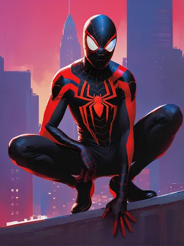 spider-man,dark suit,the suit,spiderman,superhero background,spider man,wall,spider,webbing,cg artwork,marvel comics,peter,spider bouncing,red super hero,web,daredevil,webs,concept art,suit,would a background,Conceptual Art,Sci-Fi,Sci-Fi 22