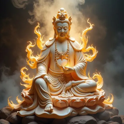 manjushri,tsongkhapa,guanyin,avalokiteshvara,buddhadev,vajrasattva,Conceptual Art,Fantasy,Fantasy 03