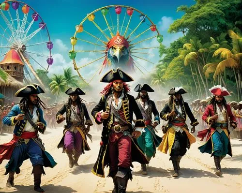 barbossa,piratas,gasparilla,pirates,topsails,piratical,buccaneers,doubloons,swashbucklers,piracies,pirate treasure,privateers,sot,pirate,the caribbean,banditos,pirata,colonials,sindbad,junkanoo,Illustration,Realistic Fantasy,Realistic Fantasy 05