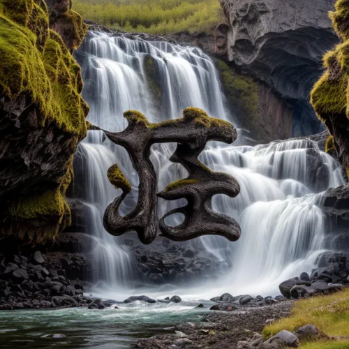 eastern iceland,seljalandsfoss,skogafoss,iceland,art forms in nature,waterfalls,flowing water,water flowing,water flow,gufufoss,waterfall,a small waterfall,haifoss,kirkjufell river,water fall,brown waterfall,natural monument,water falls,falls,jet d'eau,Realistic,Landscapes,Icelandic