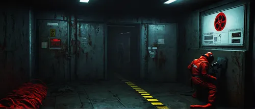 sci fi surgery room,creepy doorway,the morgue,quarantine,operating room,examination room,outbreak,red matrix,locker,hall of the fallen,containment,treatment room,hallway,live escape game,butcher shop,sci fiction illustration,blood collection,the door,doctor's room,cold room,Illustration,Realistic Fantasy,Realistic Fantasy 34