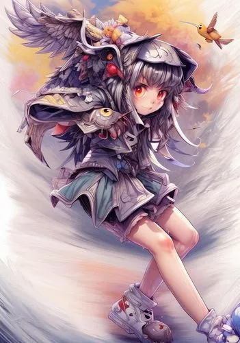 touhou,tenshi,flying girl,tenko,nobukatsu,ikaruga,sakuya,megu,renko,zwei,shakugan,ruri,fallen angel,ciel,himawari,smolla,flying heart,christmas angel,kururi,fubuki