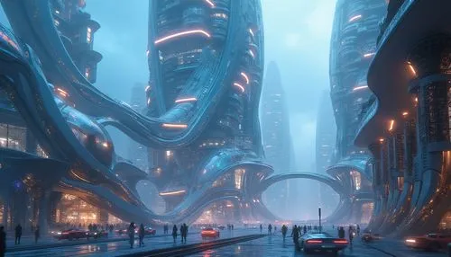 futuristic landscape,futuristic architecture,cybercity,arcology,cybertown,futuristic,metropolis,fantasy city,cyberworld,scifi,futuristic art museum,futurist,cyberia,sci - fi,cyberport,coruscant,dystopian,sci fiction illustration,sci fi,urbanworld,Photography,General,Realistic