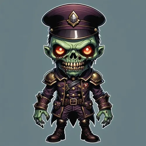 skotnikov,yorick,huegun,green icecream skull,jiangshi,skulduggery,Illustration,Abstract Fantasy,Abstract Fantasy 11