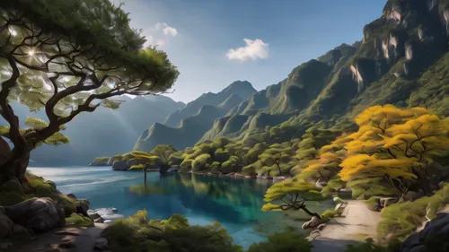 fantasy landscape,guilin,huashan,huangshan mountains,mountainous landscape,yunnan,river landscape,world digital painting,tigers nest,landscape background,fantasy picture,mountain landscape,beautiful landscape,huangshan maofeng,nature landscape,guizhou,dragon tree,vietnam,south korea,landscapes beautiful,Photography,General,Natural