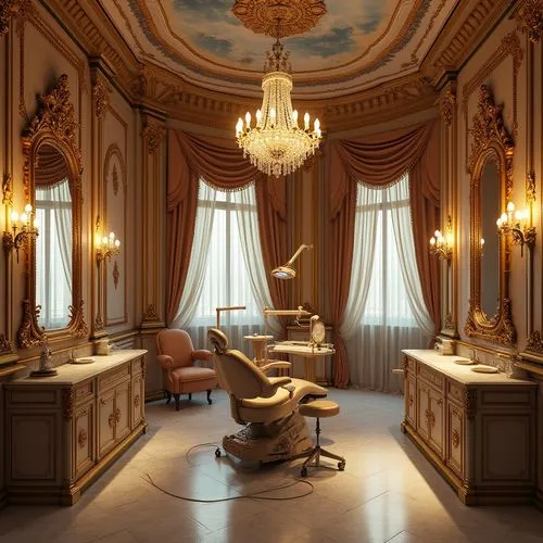 ornate room,beauty room,salon,luxury bathroom,hairdressing salon,danish room,baccarat,chambre,victorian room,bath room,dressingroom,barber beauty shop,dining room,beauty salon,parlor,neoclassical,dressing table,great room,consulting room,breakfast room,Photography,General,Realistic