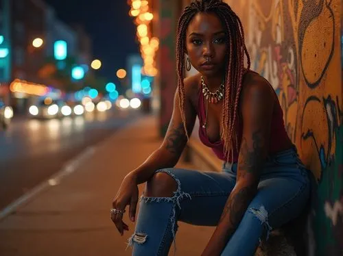 photo session at night,amariyah,alleys,neworleans,street lights,streetlights,background bokeh,denim background,street shot,tameka,city lights,greektown,eboni,streetside,jeans background,janae,night photography,concrete background,sidestreets,night glow,Photography,General,Realistic