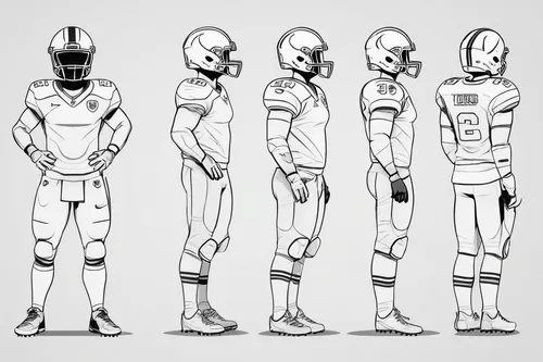 sports prototype,helmets,uniforms,spacesuit,space suit,sports uniform,football gear,football equipment,astronaut suit,concept art,space-suit,male poses for drawing,football player,character animation,concepts,knight armor,costume design,robots,six-man football,gridiron football,Unique,Design,Character Design