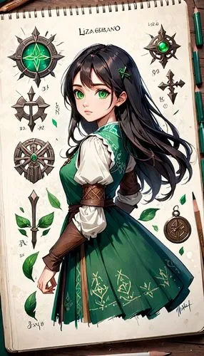 lily of the field,bohua,sashurin,mizui,lily of the desert,midori,chikuma,gardenias,lilly of the valley,jasmine blossom,emerald,yongmei,saria,katsuie,anahata,saeeda,mandora,clovers,lily of the valley,zhui,Anime,Anime,Cartoon