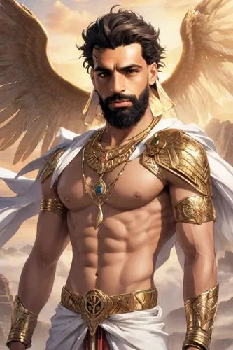 the archangel,archangel,shiron,atharva,ashur,greek god,gilgamesh,rhodian,parshuram,themistocles,alexios,mohammedmian,bahubali,shaheedi,hakan,shakuni,aegeus,gyrich,bhishma,samudragupta,Digital Art,Anime