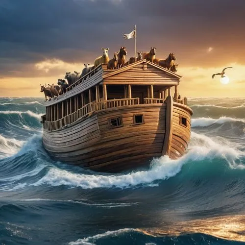 viking ship,noah's ark,sea fantasy,aground,shipwreck,trireme,shipwrecks,shipwrecked,photo manipulation,seasickness,wooden boat,longship,unseaworthy,pirate ship,maelstrom,boat on sea,sea sailing ship,fantasy picture,ghost ship,seaworthy,Photography,General,Realistic