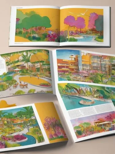 colorforms,artbook,resorts,background design,illustrations,color book,catalogs,brochures,backgrounds,seaside resort,book pages,portfolio,folios,beach huts,brochure,booklets,water park,waterslides,postcards,background scrapbook,Conceptual Art,Oil color,Oil Color 21