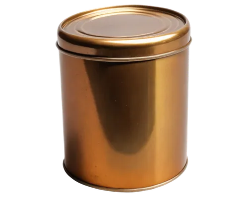 Can, tin can, metal material, cylindrical shape, rounded edges, shiny surface, reflection, opening lid, rusty details, old-fashioned design, vintage style, warm lighting, close-up shot, high-angle com