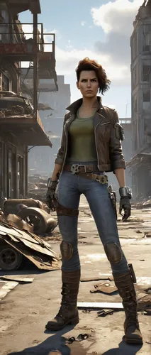 fallout4,lara,croft,pubg mascot,agnes,fallout,game character,main character,female worker,fresh fallout,boots turned backwards,girl with a gun,nora,male character,blue-collar worker,barb,huntress,woman holding gun,gunfighter,moc chau hill,Conceptual Art,Sci-Fi,Sci-Fi 17