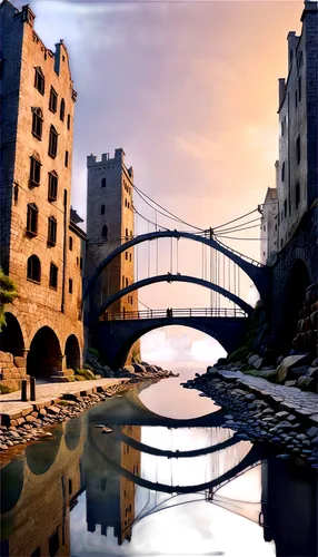 stari,girona,virtual landscape,bridge new europe,rialto,sant'angelo bridge,stone arch,ponte vecchio,rialto bridge,world digital painting,angel bridge,tiber bridge,bridges,canals,naviglio,arno river,seine,castres,arno,pont,Illustration,Vector,Vector 07