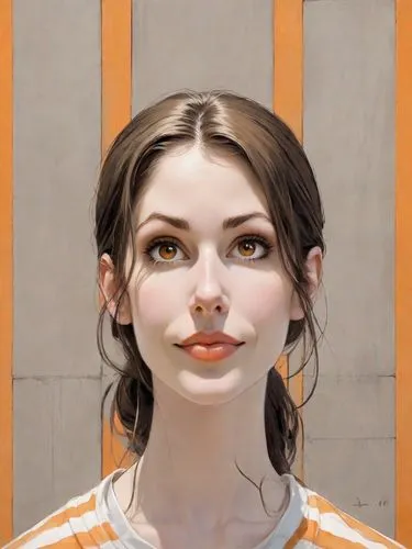 portrait of a girl,portrait background,orange,girl portrait,artist portrait,woman's face,the girl's face,woman face,face portrait,rust-orange,orange robes,girl with bread-and-butter,custom portrait,young woman,fantasy portrait,woman portrait,portait,portrait,orange color,aperol,Digital Art,Comic