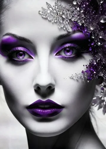 lady with crystaline purple eyes,violet eyes,purple lilac,violet colour,veil purple,ultraviolet,purple,purple rose,purple-white,purpleabstract,white with purple,faery,dark purple,the purple-and-white,