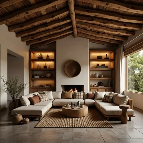 natuzzi,living room,minotti,wooden beams,sitting room,livingroom,amanresorts,luxury home interior,contemporary decor,rustic,home interior,cassina,rustic aesthetic,loft,interiors,wooden floor,interior decor,chaise lounge,interior modern design,modern living room