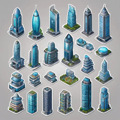 city blocks,skyscrapers,city buildings,skyscraper town,metropolises,tall buildings,isometric,buildings,city cities,high rises,high-rises,skyscraper,urban towers,cities,towers,international towers,set of icons,office icons,city skyline,urbanization,Unique,Design,Sticker