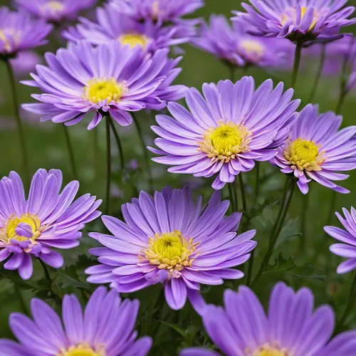 Describe the delicate beauty of a violet chrysanthemum blooming in a tranquil meadow.,violet chrysanthemum,purple chrysanthemum,china aster,european michaelmas daisy,barberton daisies,purple daisy,tat