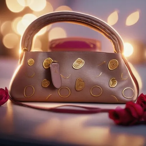 Luxarias ladies bag,gift bag,square bokeh,cinema 4d,bokeh hearts,background bokeh,yellow purse,handbag,3d render,purse,retro gifts,gift wrapping,gift wrap,3d rendered,gift tag,bokeh effect,louis vuitt