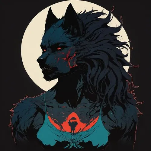 werewolf,howling wolf,wolf,werewolves,howl,constellation wolf,wolves,wolfman,two wolves,gray wolf,wolf's milk,trioceros,wolf bob,black shepherd,nine-tailed,vector illustration,zodiac sign leo,wolfdog,kitsune,thundercat,Illustration,Paper based,Paper Based 19