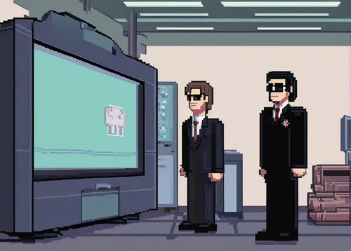 businessmen,business icons,business men,suits,briefcase,underworld,evangelion eva 00 unit,stand models,receptionists,spy visual,the server room,coworkers,neon human resources,consultants,action-adventure game,matrix,modern office,evangelion unit-02,employees,spy,Unique,Pixel,Pixel 01