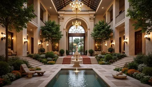 amanresorts,beverly hills hotel,atriums,courtyards,wintergarden,inside courtyard,courtyard,beverly hills,riad,winter garden,gaylord palms hotel,rosecliff,emirates palace hotel,floor fountain,royal palms,venetian hotel,marrakech,decorative fountains,sursock,jumeirah