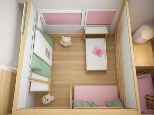 children's bedroom,baby room,the little girl's room,baby bed,bunkbeds,room newborn,Photography,General,Realistic