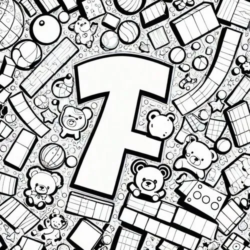 tumblr logo,coloring page,tkuma,teeming,letter t,coloring pages,Anime,Anime,Realistic