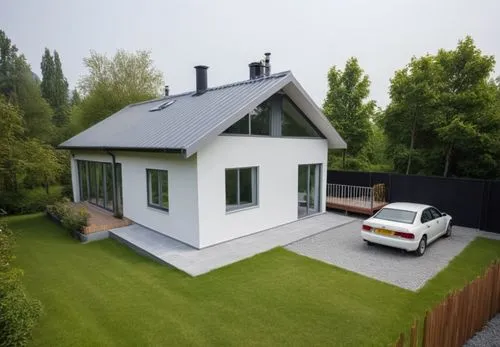 danish house,small house,cube house,modern house,house shape,inverted cottage,Photography,General,Realistic