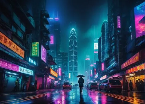 cyberpunk,shanghai,mongkok,guangzhou,cybercity,shinjuku,tokyo city,kowloon,tokyo,colorful city,bladerunner,cityscape,world digital painting,cityzen,lumpur,cybertown,fantasy city,city at night,futuristic,vapor,Photography,Documentary Photography,Documentary Photography 29