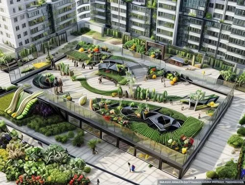 ecovillages,garden design sydney,roof garden,urban design,urban development,landscaped