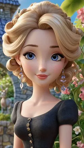 princess anna,liesel,rosalyn,adaline,adrien,maxon,Unique,3D,3D Character