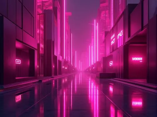 synth,cybercity,cyberscene,neon arrows,alley,pink vector,vapor,mainframes,synthetic,alleyway,80's design,noncorporate,pink squares,polara,cyberia,aesthetic,passage,cyberpunk,hypermodern,magenta,Photography,General,Realistic