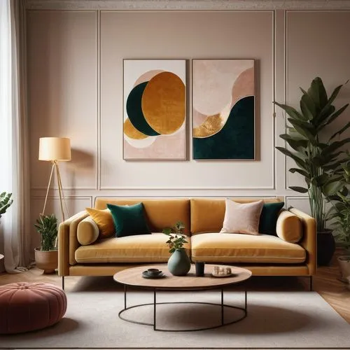 mid century modern,mahdavi,danish furniture,minotti,ekornes,modern decor,henningsen,contemporary decor,living room,livingroom,sitting room,mid century,interior decor,apartment lounge,cassina,sofa set,furnishing,sofaer,ochre,fromental,Art,Artistic Painting,Artistic Painting 40