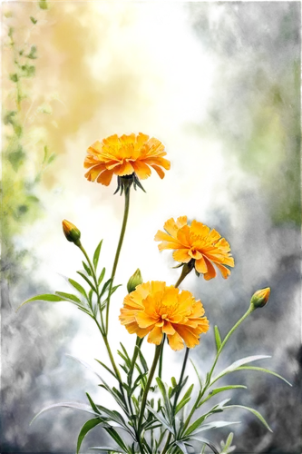 helenium,tagetes,sand coreopsis,flower painting,tagetes flower,calenduleae,sun daisies,the garden marigold,calendula,helichrysum,garden marigold,orange marigold,calendula officinalis,yellow daisies,tagetes patula,flower illustrative,sunflowers in vase,yellow gerbera,marguerite daisy,orange hawkweed,Conceptual Art,Oil color,Oil Color 10