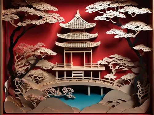 cool woodblock images,oriental painting,asian architecture,hiroshige,japanese art,shuozhou,imagawa,woodblock prints,pangu,sanshui,jigoku,huijin,kakiemon,woodblock,zhaozhou,chaozhou,utagawa,japanese background,yuanzhong,ukiyoe,Unique,Paper Cuts,Paper Cuts 10