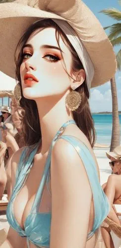 beach background,tropico,sun hat,straw hat,panama hat,womans seaside hat