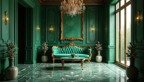 ornate room,victorian room,rococo,blue room,royal interior,ritzau,green wallpaper,baccarat,sitting room,ornate,danish room,furnishings,the throne,enfilade,interiors,baroque,chateauesque,turquoise,opulent,opulence,Photography,General,Realistic