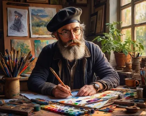 painting technique,italian painter,leonardo devinci,artist portrait,meticulous painting,craftsman,leonardo da vinci,illustrator,caricaturist,lev lagorio,fantasy portrait,painter,art tools,artist,vincent van gough,world digital painting,artisan,self-portrait,danila bagrov,count of faber castell,Art,Classical Oil Painting,Classical Oil Painting 12