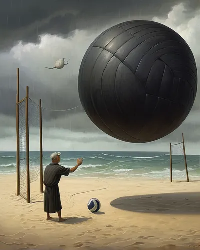 airships,surrealism,captive balloon,gas balloon,beach ball,armillar ball,ballon,airship,beach soccer,the ball,aerostat,footvolley,soccer ball,beach defence,surrealistic,wind finder,pallone,balloon,wallyball,dday,Illustration,Abstract Fantasy,Abstract Fantasy 09