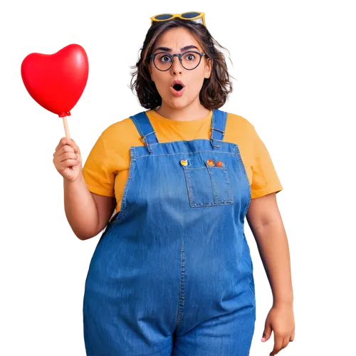 Funny retard pictures, comedic facial expression, goofy teeth, messy brown hair, thick black glasses, yellow shirt with cartoon characters, blue denim overalls, oversized sneakers, holding a whoopee c