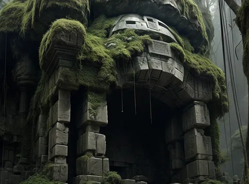 hall of the fallen,mausoleum ruins,ancient city,megalith facility harhoog,at-at,imperial shores,ruins,the ruins of the,ancient buildings,imperial,lost place,ancient house,millenium falcon,abandoned pl