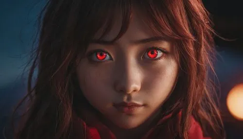 red eyes,fire red eyes,red-eye effect,asuka langley soryu,fire eyes,anime 3d,children's eyes,women's eyes,the japanese doll,bleeding eyes,little red riding hood,the eyes of god,japanese doll,orange eyes,devil,sujeonggwa,daegeum,ayu,red riding hood,scarlet witch,Photography,General,Cinematic