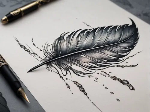 feather pen,black feather,feather,feather on water,feathers,bird feather,pencil art,hawk feather,swan feather,pigeon feather,feather jewelry,feathers bird,bird drawing,chicken feather,white feather,bird illustration,peacock feather,raven's feather,beautiful pencil,feather headdress,Conceptual Art,Fantasy,Fantasy 33